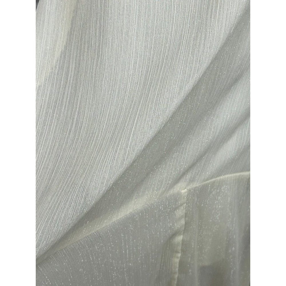 Altar’D State Florentina H3 Ivory Ruffled Wrap Dress Polyester Women's Small NWT - Picture 3 of 9